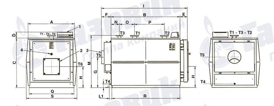 Призматическая модификация парового котла Ferroli Prextherm RSW